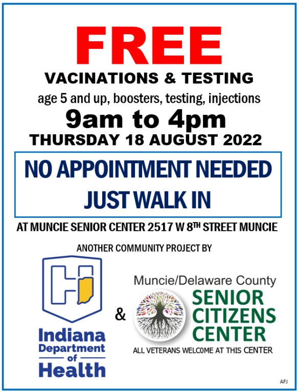 Promotional Event Muncie Delaware County Senior Citizens Center