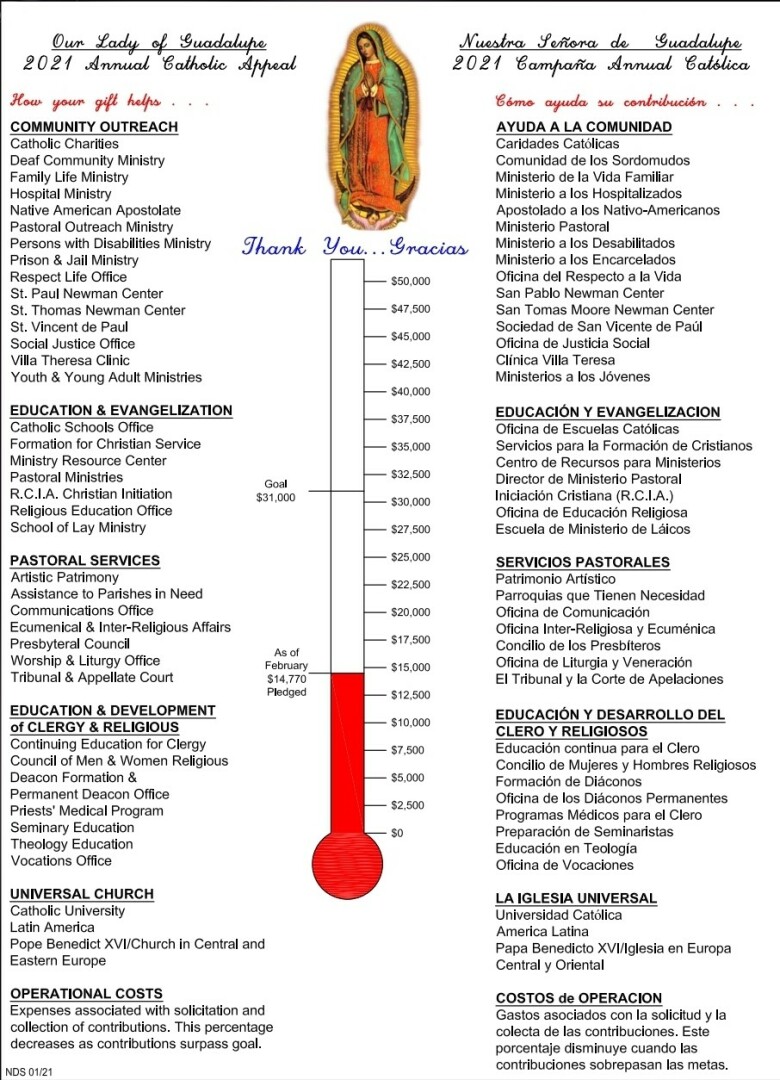 Our Lady of Guadalupe in Albuquerque • Nuestra Señora de Guadalupe en