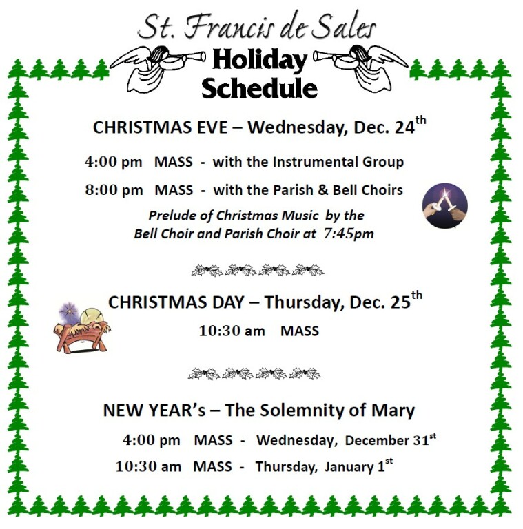 Christmas Masses 2025