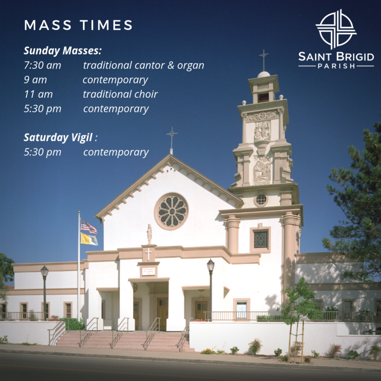 St. Brigid's San Diego Mass Times