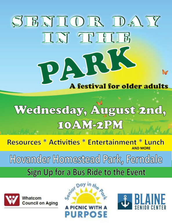 Picnic in the Park Blaine Senior Center