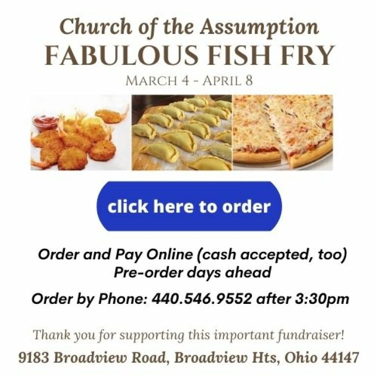 Holy name fish fry 2022