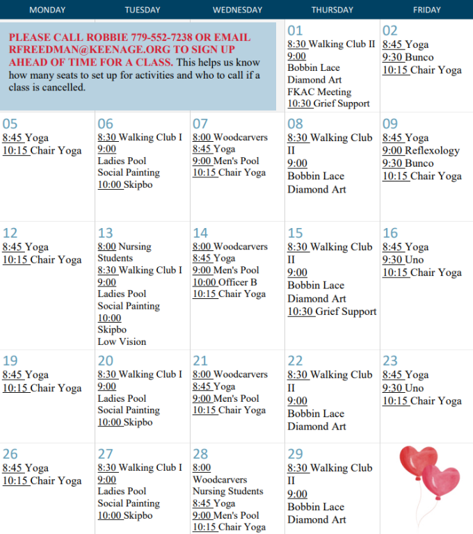 Keen Age Center Boone County Council on Aging Keen Age Center