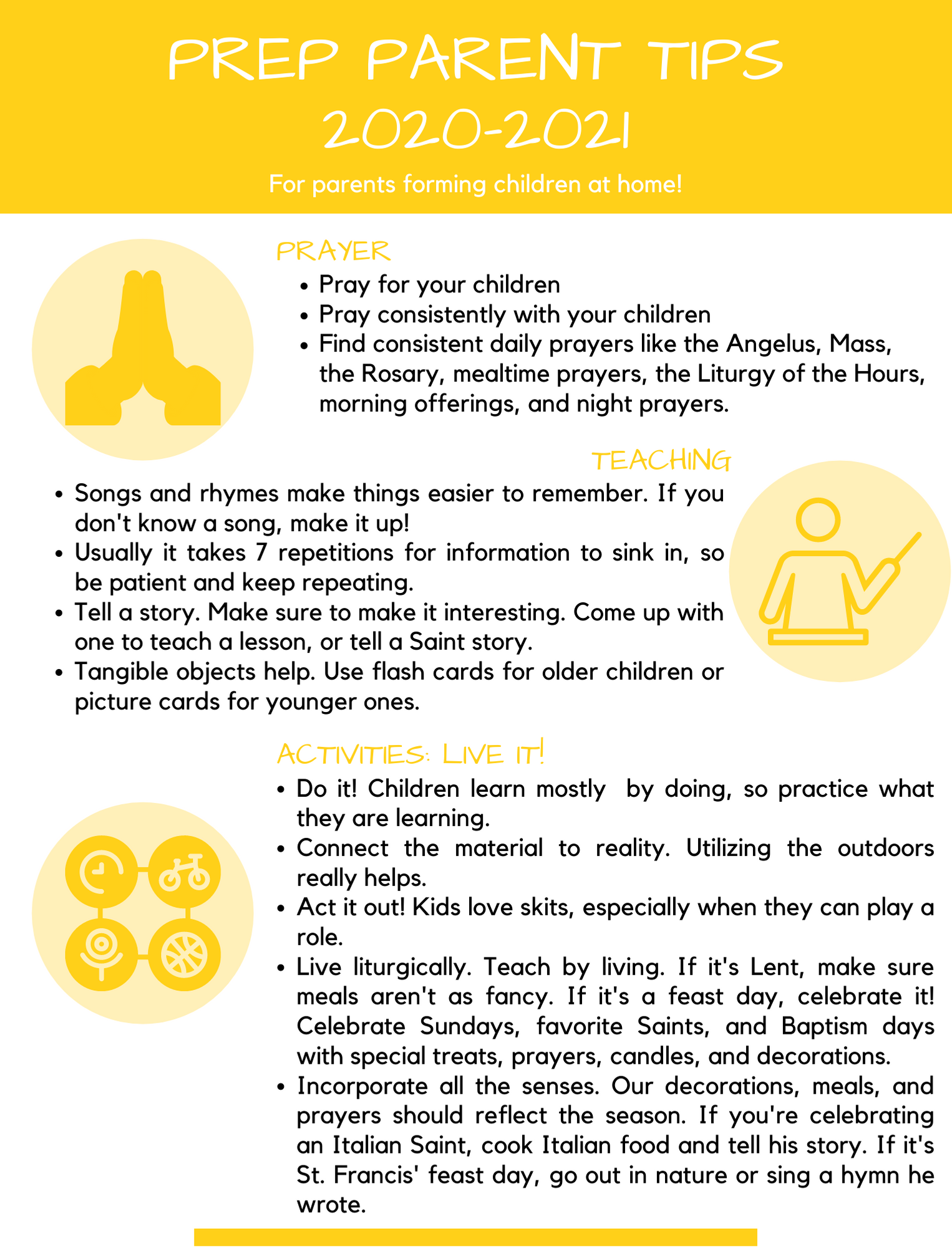 Catechist Resources 21-22 | St. William & St. Lawrence Catholic Churches